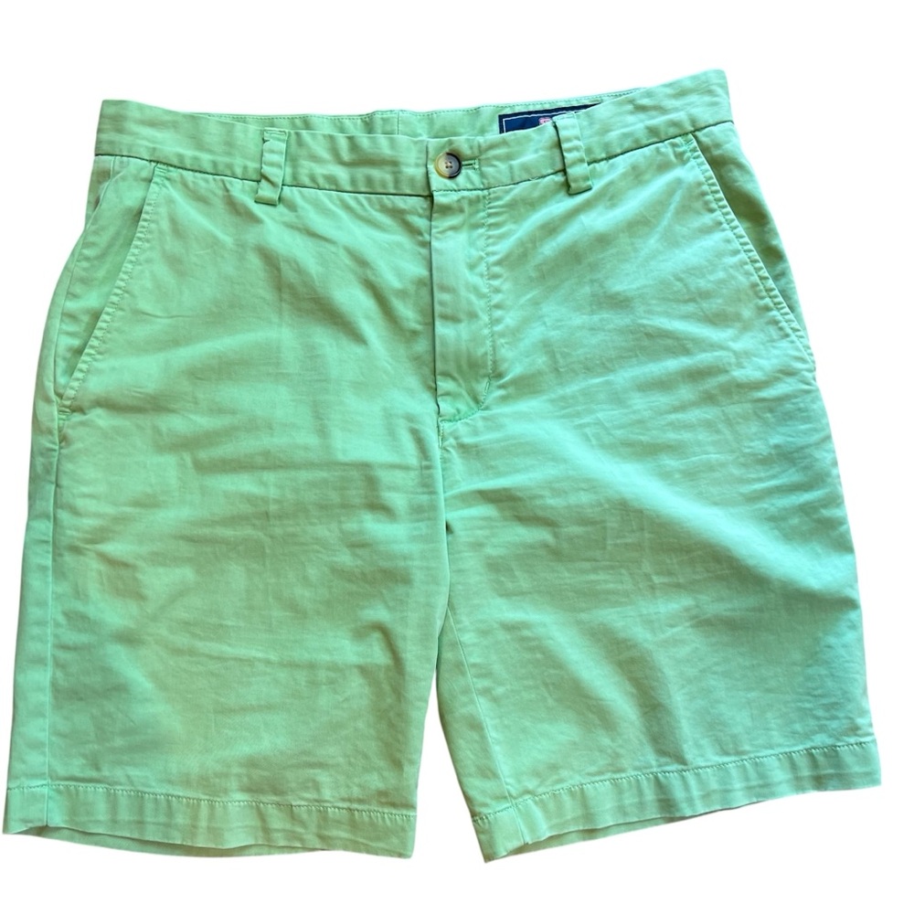 Vineyard Vines Breaker Shorts Mens Size 32 Mint‎ Green Chino Casual